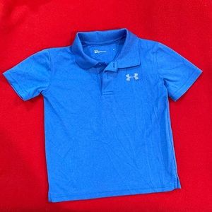 Under Armour Blue Polo Boys size 6